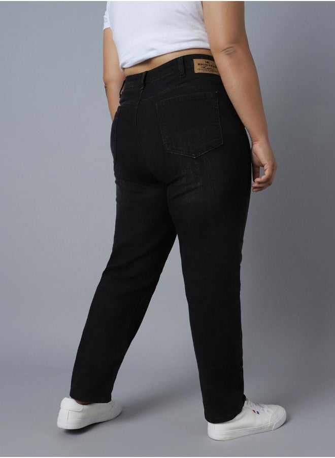 HIGH STAR Women Black Jeans  - Image 3
