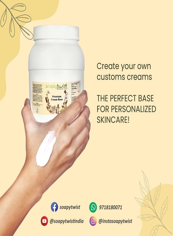 Soapy Twist Premium Cream Base (300g), Do-It-Yourself Premium Cream Base | Paraben Free | Enriched with Oats Oil | Sesame Oil - Image 3