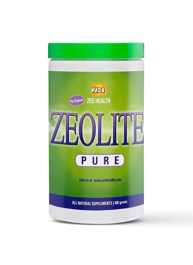 Zeo Health - Zeolite Pure | Full Body Detox Cleanse | Safe, Gentle, & Effective Energy Booster That Supports Gut Health, Mental Clarity, & Healthy Inflammation Response | Original Zeolite Powder (400 Servings) - Image 1