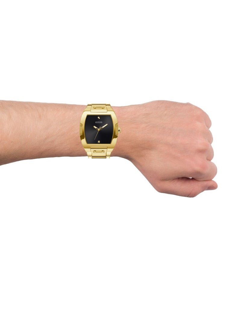 Guess Mens Gold Tone Case Gold Tone Stainless Steel Watch GW0387G2 - Image 5