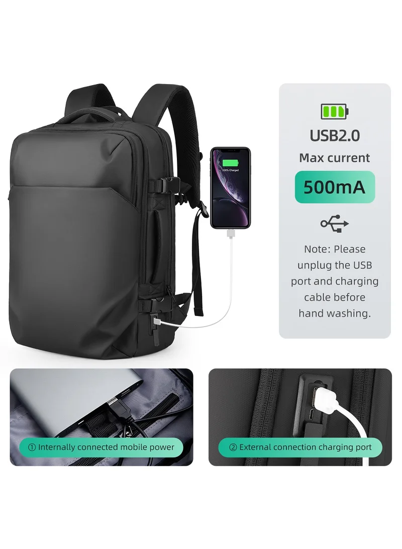 مارك رايدن مارك رايدن 9711 موتشيلا جيب ذكي مضاد للسرقة مزود بمنفذ USB مع حقيبة ظهر مبطنة