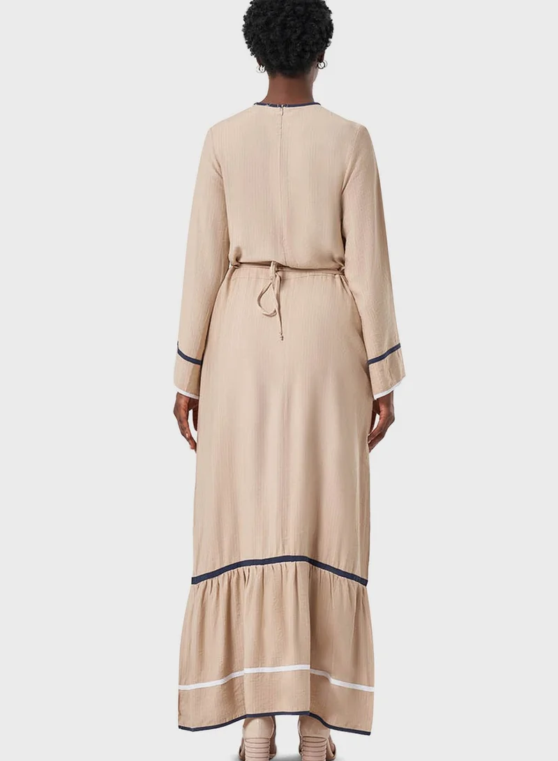 MIZALLE Ruffle Hem Dress