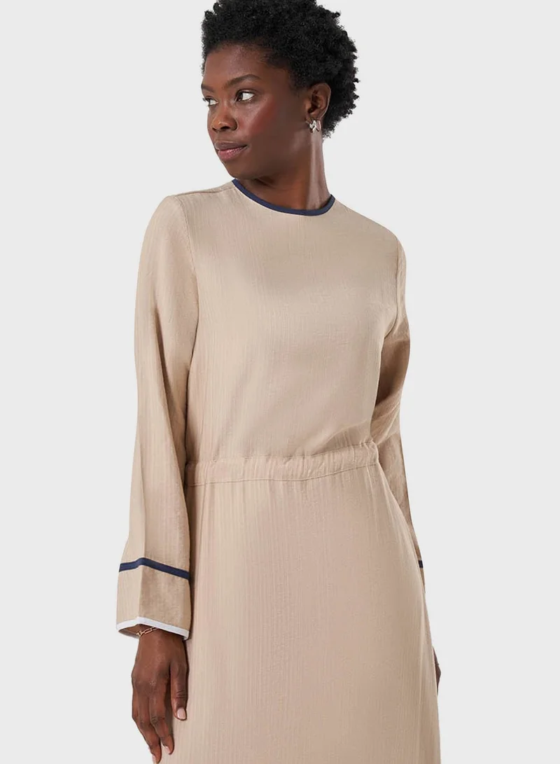 MIZALLE Ruffle Hem Dress