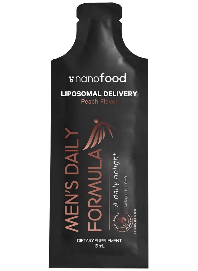 Codeage Daily Liposomal Liquid Vitamin For Men Supplement Multivitamin Biotin Omega3 & Omega9 Vitamins A B C D E Folate Niacin Blackberry Vegan Sugarfree Nongmo Formula 30 Pouches  - Image 5