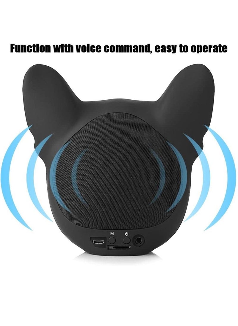 Y&D Dog Shaped Creative Speaker French Bulldog HI-FI Wireless Speaker with 32G Capacity Bluetooth 4.1 Portable Perfect for Home Long Time Use  - Image 3