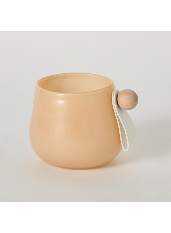 Home Box Auden Glass Vase with Leather Handle 14.1 x 8.9 x 11.1 cm  - Image 5