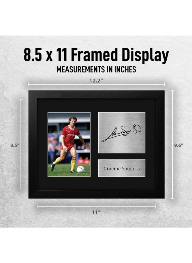 HWC Trading HWC Trading Graeme Souness Liverpool Framed Gifts Printed Signed Autograph Picture for Fans and Supporters  - Image 2
