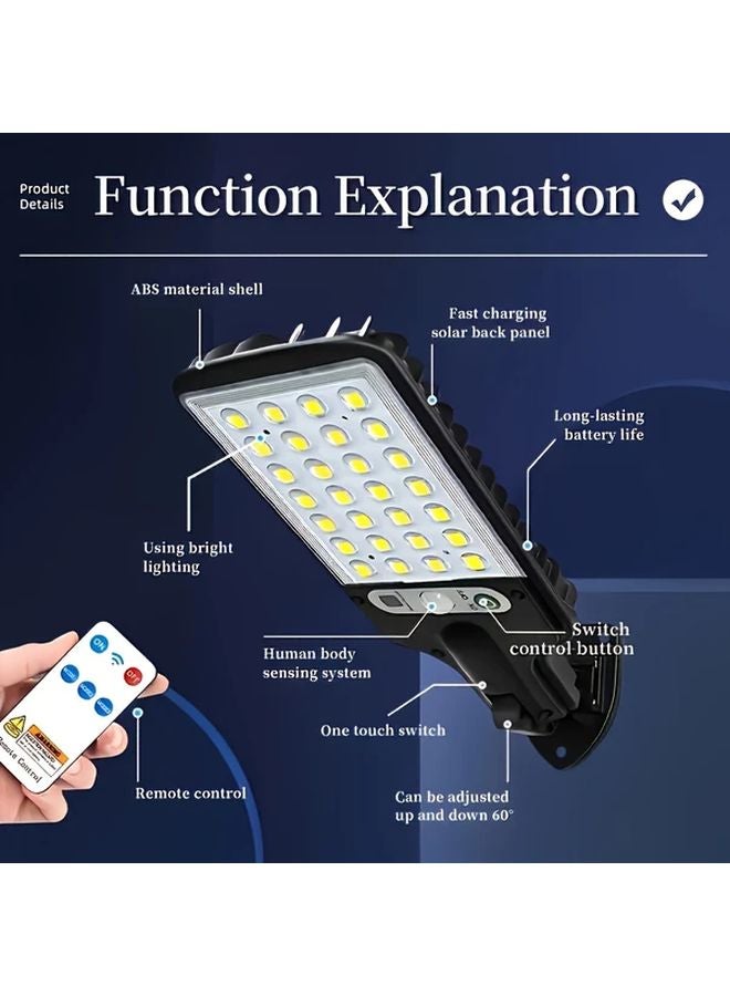 4pcs Smart Motion Sensor Solar Lights Outdoor 3 Modes Super Bright Security Lighting - Image 4