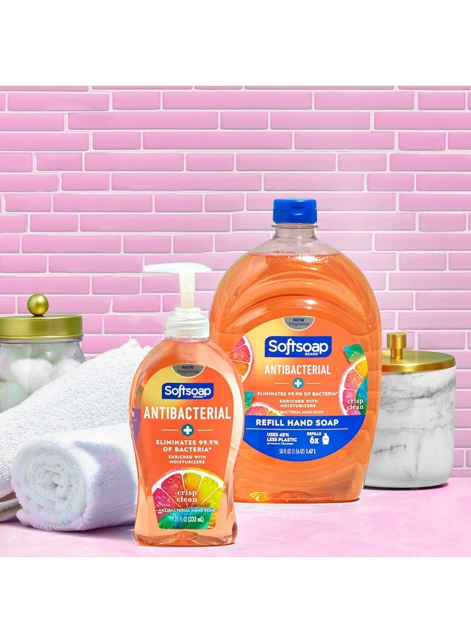 Softsoap Oftsoap Antibacterial Liquid Hand Soap Refill Crisp Clean 32 Oz (Packaging May Differ) - Image 3