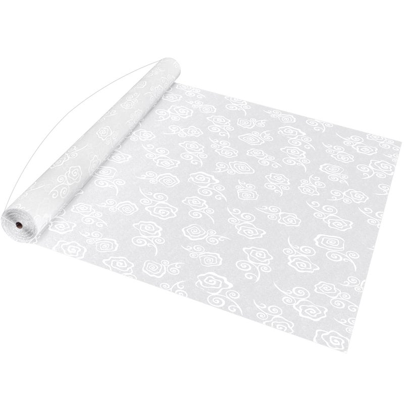 FrenzyBird Thickened Aisle Runner for Wedding CeremonyFeet White Aisle Runner Walkway for Indoor Outdoor Wedding Church Decorations ï¼ŒHalloween Parties can Also use a Carpetï¼Œ50g(Rose, 3x50Feet) - Image 1