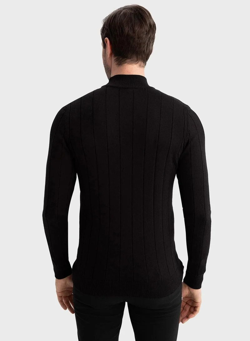 DeFacto High Neck Knitted Sweater