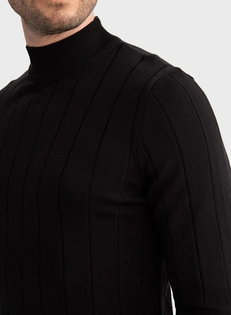 DeFacto High Neck Knitted Sweater
