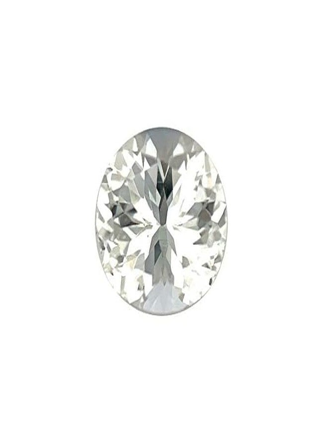 GEMS RIVER Zircon American Diamond Loose Gemstone(White) 13.60 Carat 14.25 Ratti (C252) - Image 2