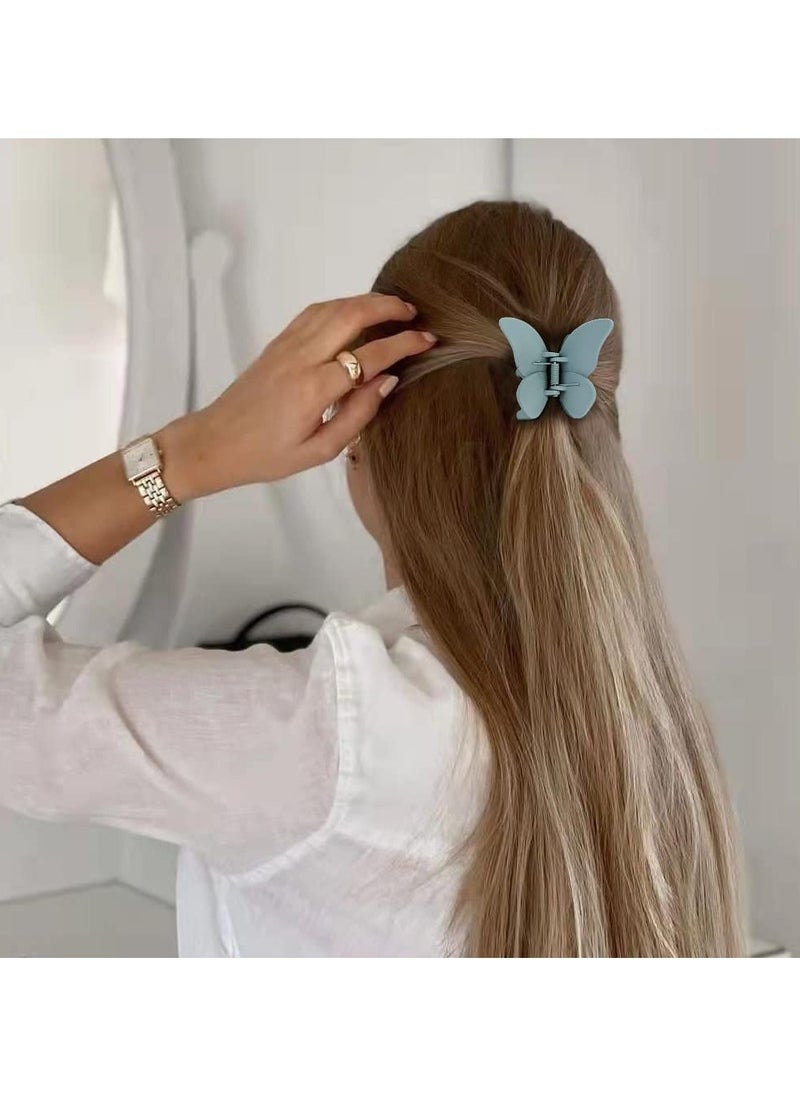 Goolsky Butterfly Hair Accessories - Matte Claw Clips for Women and Girls, 4Pcs 2.6" Hair Clamps and Jaw Clips for Thin to Medium Hair  - Image 5