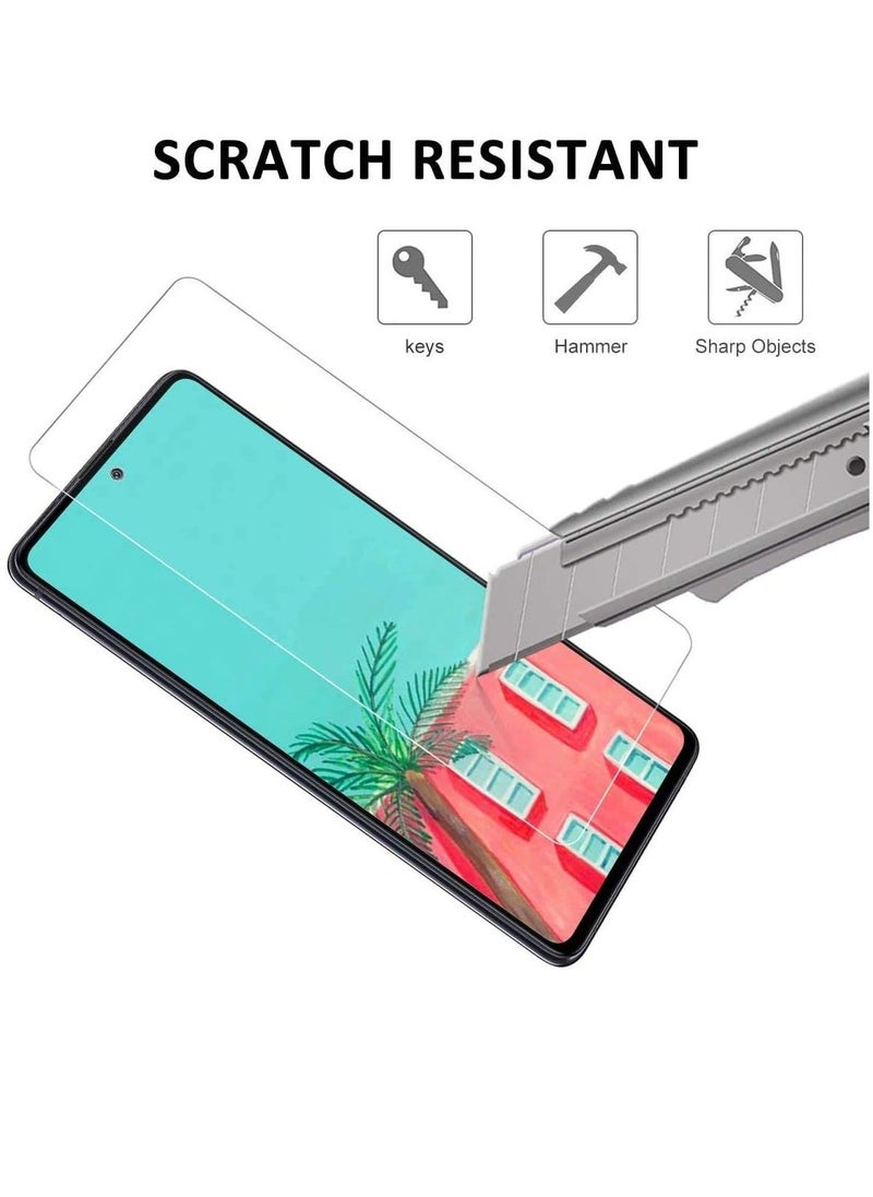 vesus Screen Protector compatible with Samsung Galaxy A52s 5G Tempered Glass, Clear Transparent Film Case Friendly 9H Hardness Anti-Fingerprint Anti-Scratch No Bubble - Image 5