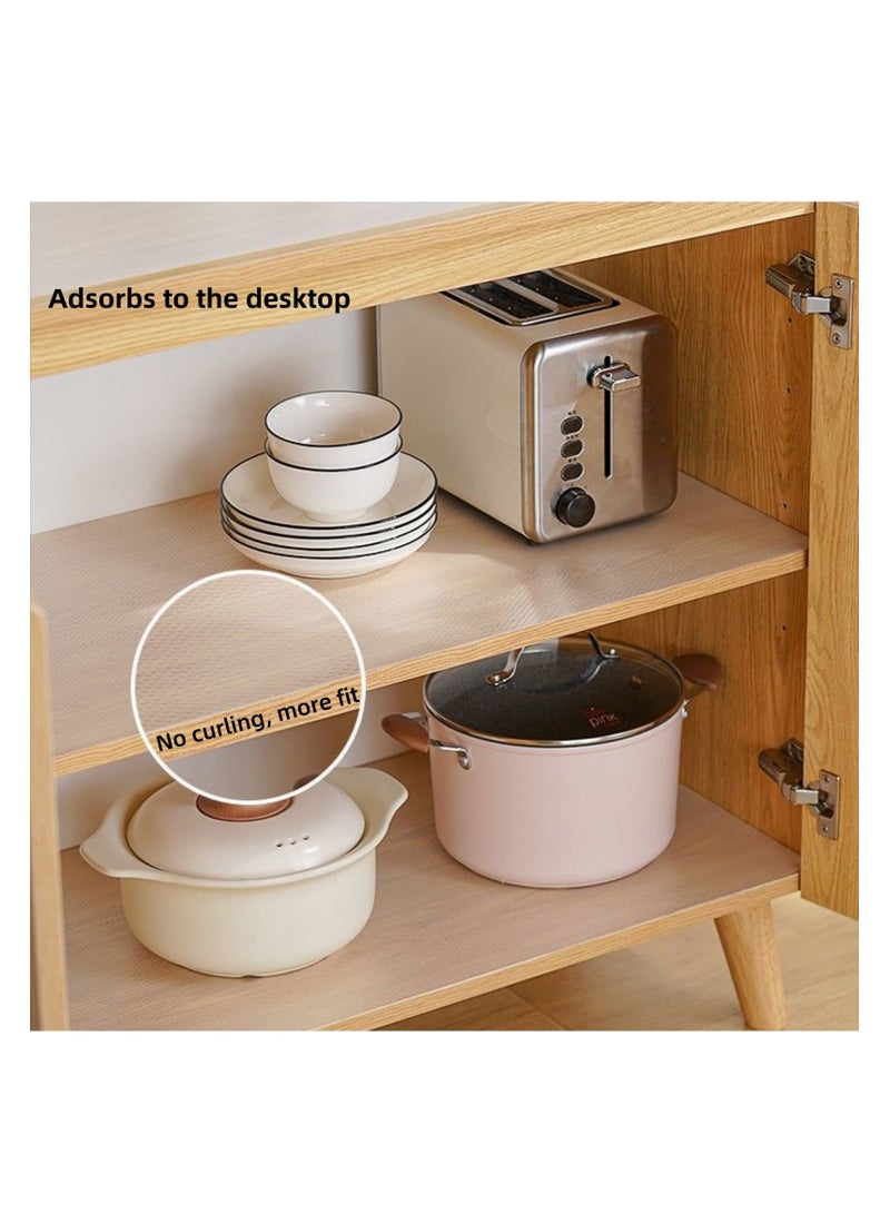 NOVOLAN Drawer Liner Paper - 60cm x 500cm, Durable, Oil-Proof, Mold-Proof, Waterproof, and Moisture-Resistant Shelf Liner for Cabinets, Shoe Cabinets, and Kitchen Use - for Protecting Surfaces - Image 4