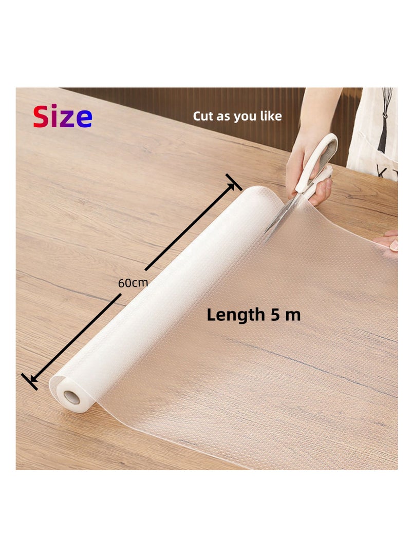 NOVOLAN Drawer Liner Paper - 60cm x 500cm, Durable, Oil-Proof, Mold-Proof, Waterproof, and Moisture-Resistant Shelf Liner for Cabinets, Shoe Cabinets, and Kitchen Use - for Protecting Surfaces - Image 5