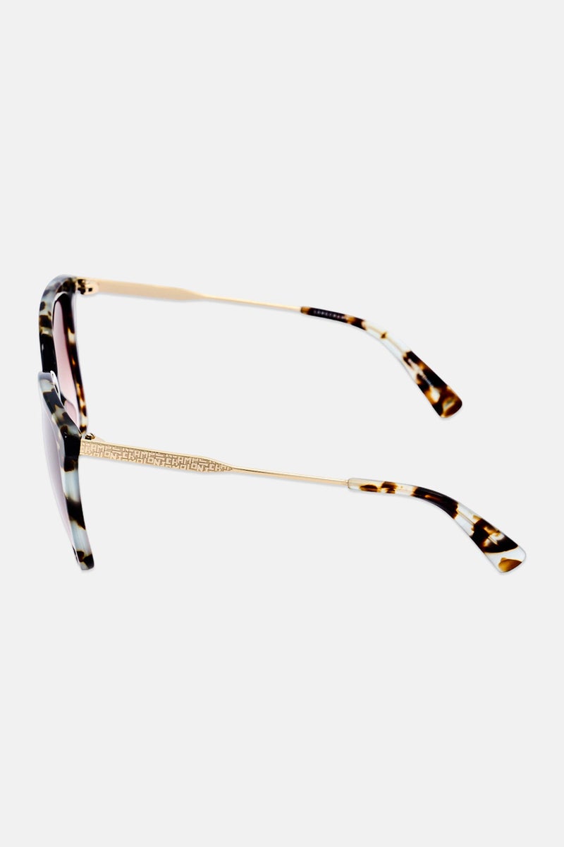 Longchamp Women LO706S Square Sunglasses, Havana - Image 4