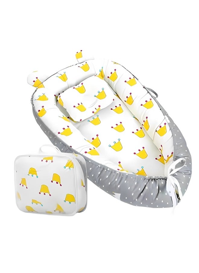 Beauenty Beauenty Baby Lounger,bionic Baby Nest,portable Super Soft Organic Cotton And Breathable Newborn Snuggle Nest,folding Crib，baby Nest For Co Sleeping,Baby Nest Sleeper（Pillow Included）  - Image 1