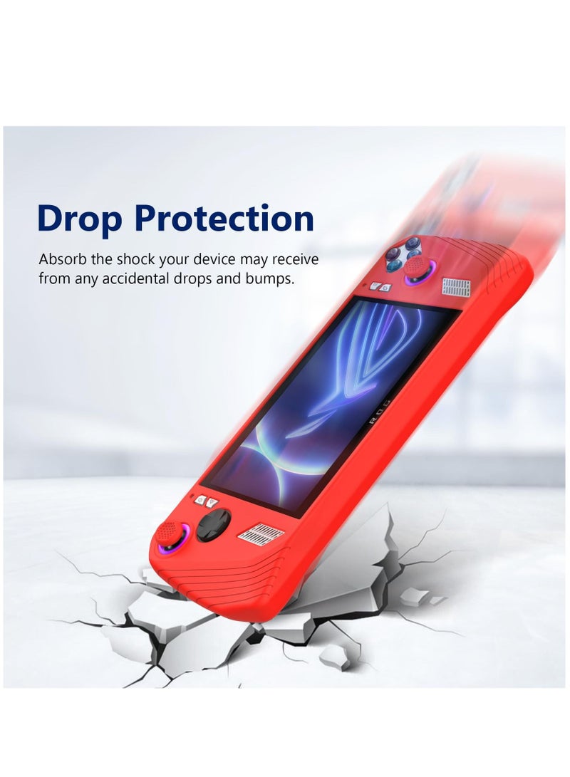 متوافق مع آسوس روج ally 2023 بالم لعبة كمبيوتر محمول كامل سيليكون حماية القضية - Image 3