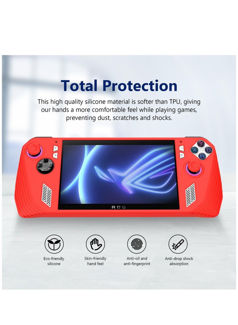 متوافق مع آسوس روج ally 2023 بالم لعبة كمبيوتر محمول كامل سيليكون حماية القضية - Image 4