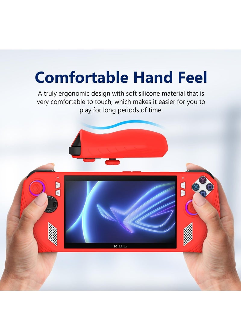 متوافق مع آسوس روج ally 2023 بالم لعبة كمبيوتر محمول كامل سيليكون حماية القضية - Image 2