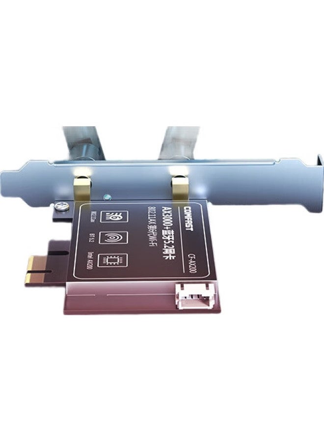 Comfast Ax200 Intel Gaming 3000M Dual-Band 5G Desktop Built-In Pci-E Wireless Network Card, Wifi 6 + Bluetooth 5.2 Computer Wifi Receiver - Image 2