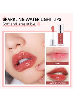 Sokgo Hydrating Lip Glow Oil, Plumping Lip Gloss, Moisturizing Lip Oil Gloss, Transparent Moisturizing Lip Balm, Natural Lip Plumper, Lip Plumper Gloss Make Lips Fuller and Moisturizing (Rosewood)  - Image 3