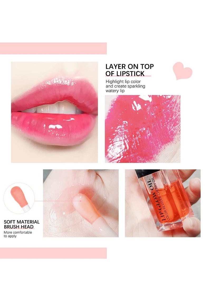 Sokgo Hydrating Lip Glow Oil, Plumping Lip Gloss, Moisturizing Lip Oil Gloss, Transparent Moisturizing Lip Balm, Natural Lip Plumper, Lip Plumper Gloss Make Lips Fuller and Moisturizing (Rosewood)  - Image 2