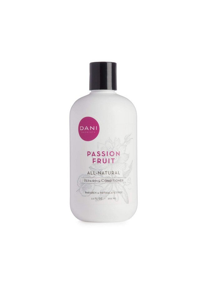 DANI Natural Nourishing Conditioner By Dani Naturals Organic Ingredients Hydrate & Strengthen Hair Sulfate Phthalate & Paraben Free Vegan & Cruelty Free 12 Ounces (Passion Fruit) - Image 1