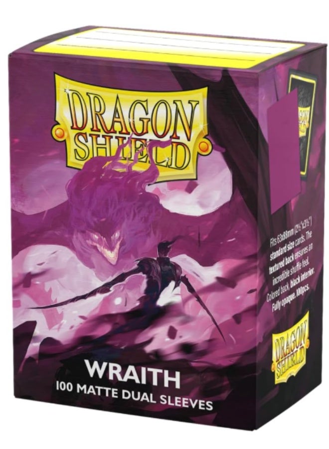 Sleeves: Dragon Shield - Standard - Dual Matte (x100) - Wraith