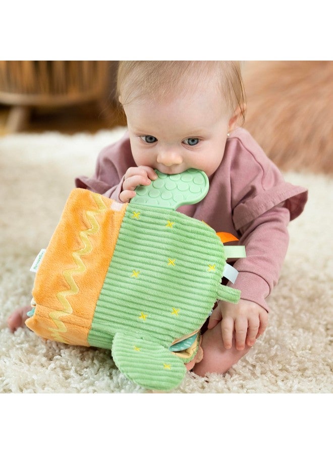 إنجنيونتي كتاب أنشطة التسنين الناعم من إنجينيوتي كالم سبرينغز - متعدد الملمس، عضاضة، تعلم الأرقام، مرآة، للجنسين، للأعمار من 0 إلى 36 شهرًا - Image 2