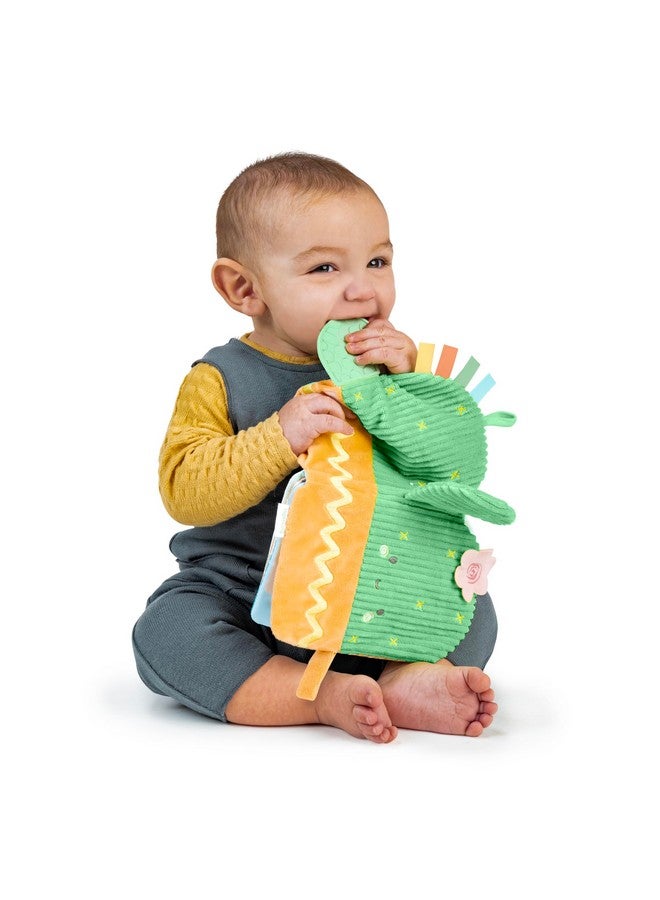 إنجنيونتي كتاب أنشطة التسنين الناعم من إنجينيوتي كالم سبرينغز - متعدد الملمس، عضاضة، تعلم الأرقام، مرآة، للجنسين، للأعمار من 0 إلى 36 شهرًا - Image 1