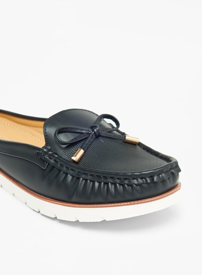 Le Confort Bow Accent Slip-On Mules  - Image 4