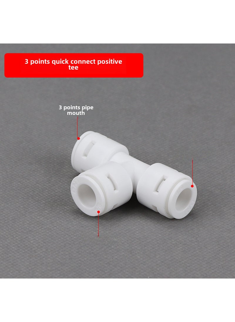 Water Purifier Connector 2-Way Quick-Fit 3 min T tee
