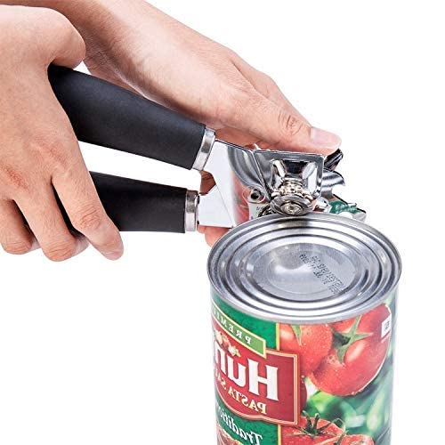 Samip Tin Cutter Heavy Duty Stainless Steel Multipurpose Opener for Bottles Cans and Tins 3in1 Manual Can OpenerTin OpenerBottle Opener with Smooth Edge Rotating Knob and AntiSlip Hand Grip - Image 2