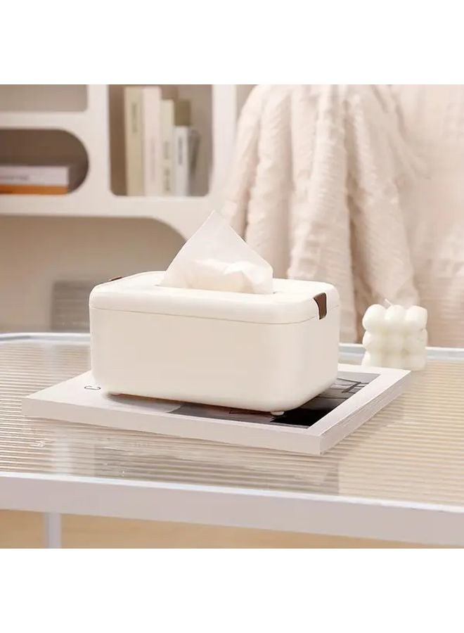 Pink Nordic Waterproof Tissue Box With Buckle Design Minimalist Style - Image 2