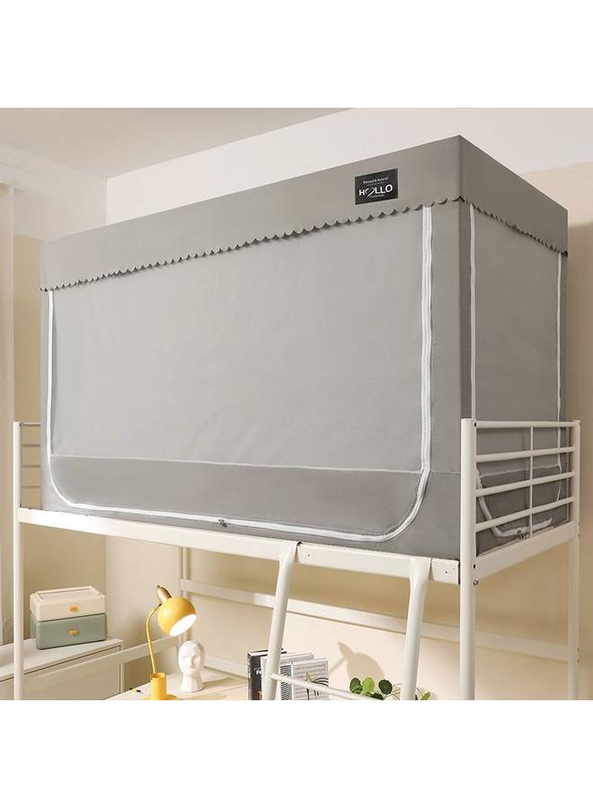 Bluejw 2024 New Student Net Strong Shading Mosquito Net Curtain Full Coating Dormitory Upper And Lower Bunk Thickened Four Seasons Universal  - Image 1