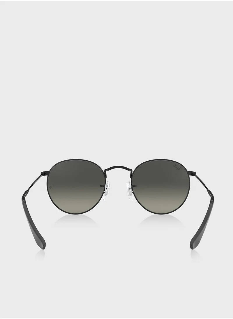 Ray-Ban 0Rb3447N Round Metal Sunglasses