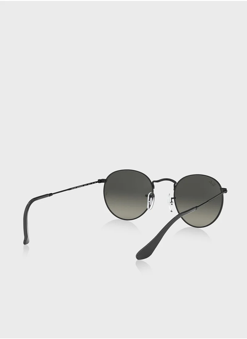 Ray-Ban 0Rb3447N Round Metal Sunglasses