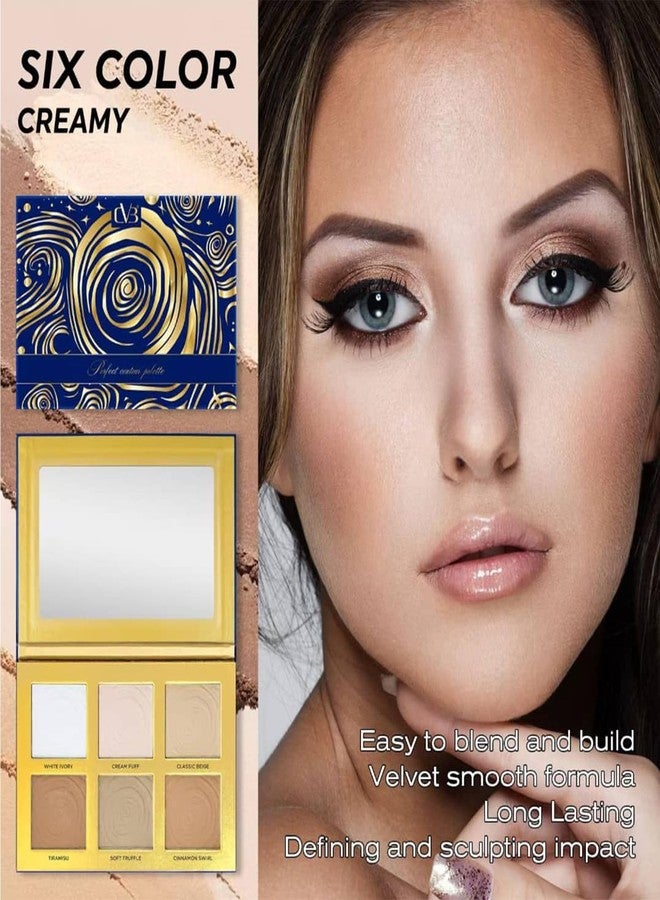 Cvb Perfect Contour Palette Velvet Smooth Formula, Easy To blend & Build Defining & Sculpting Impact Long Lasting C218 - Image 3
