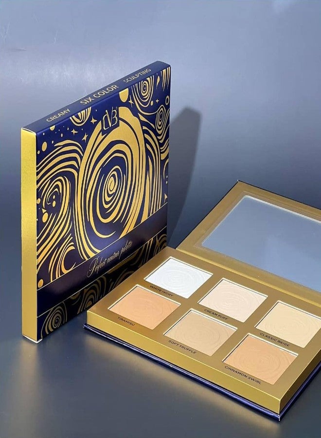 Cvb Perfect Contour Palette Velvet Smooth Formula, Easy To blend & Build Defining & Sculpting Impact Long Lasting C218 - Image 2