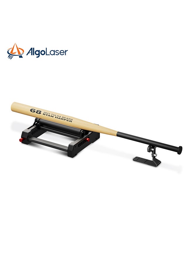 AlgoLaser - RR2 Laser Rotary Roller Laser Engraver Y-axis Rotary Roller 360° Rotating for 1-150mm Different Engraving Diameter 7 Gears Adjustments for Laser Engraving Cylindrical Objects Cans - Image 1