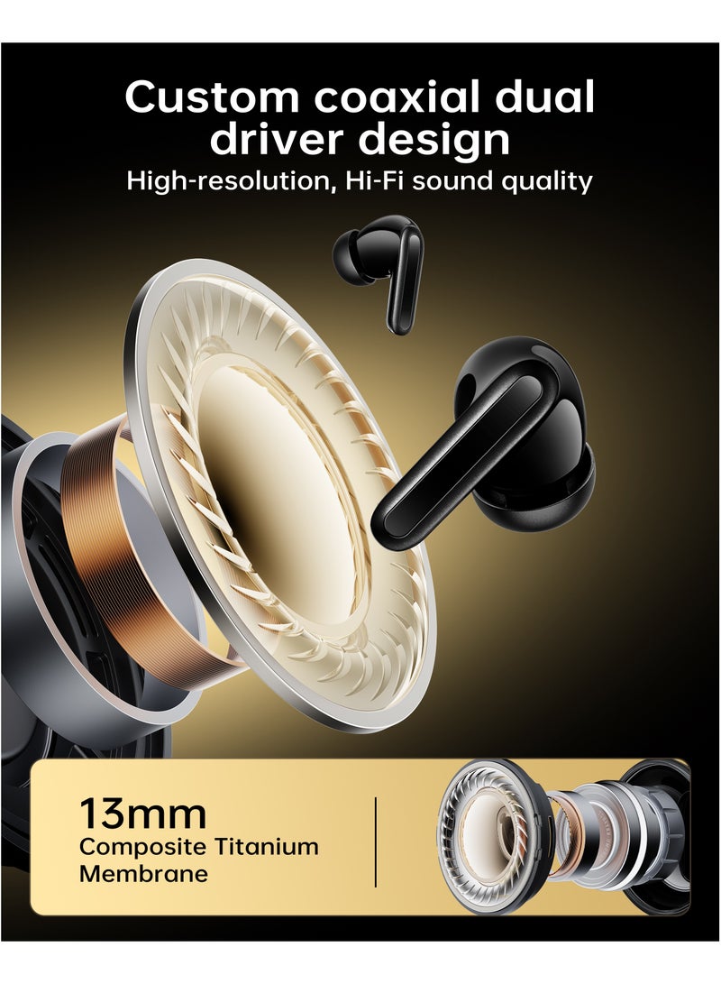 Charome سماعات أذن لاسلكية Charome A37 Buds Pro ANC+ENC | صوت ممتاز، إلغاء الضوضاء، عمر بطارية طويل، بلوتوث 5.0، تصميم مريح، تحكم باللمس - Image 3