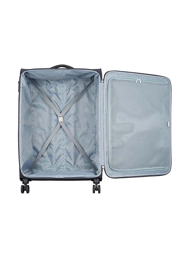 DELSEY ديلسي كاراكاس 4 عجلات مزدوجة حقيبة سفر قابلة للتوسيع حجم 82 سم / 32 بوصة سوداء - Image 2