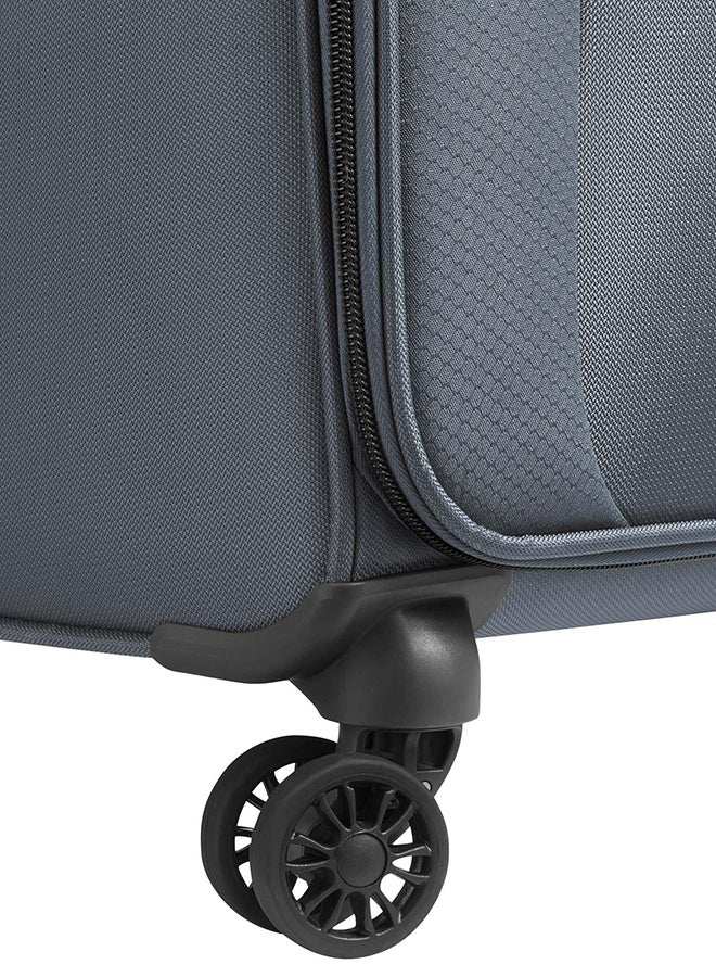 DELSEY ديلسي كاراكاس 4 عجلات مزدوجة حقيبة سفر قابلة للتوسيع حجم 82 سم / 32 بوصة سوداء - Image 4