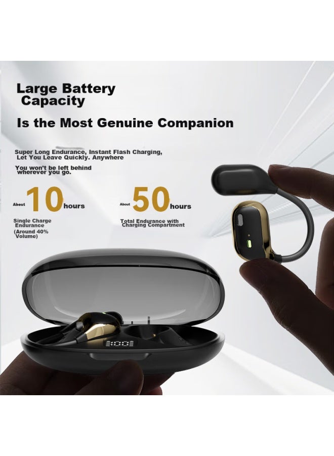 Oksj Bone Conduction Bluetooth Headphones, Open-style Concept Wireless New Design, Noise-cancelling, Suitable For Sports Running, Not In-ear, Compatible With Huawei And Apple - Image 5