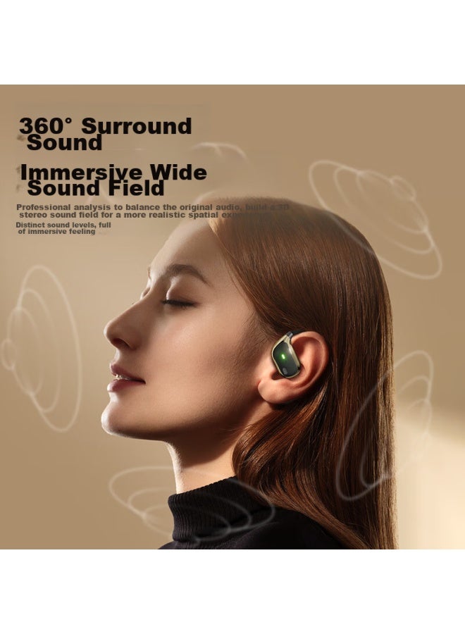 Oksj Bone Conduction Bluetooth Headphones, Open-style Concept Wireless New Design, Noise-cancelling, Suitable For Sports Running, Not In-ear, Compatible With Huawei And Apple - Image 3