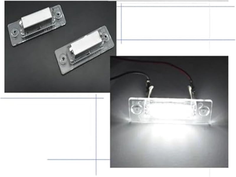 Wivplex 12V Car License Plate Light - Black Pair - Image 2