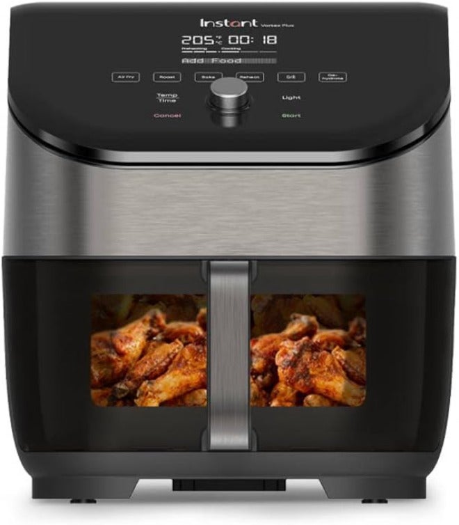 Instant Vortex 5.7L, 1700W Digital Air Fryer Single ClearCook Drawer and 6 Smart Programmes - Air Fry, Bake, Roast, Grill, Dehydrate, Reheat, 2 Years Manufacturer's Warranty - Image 1